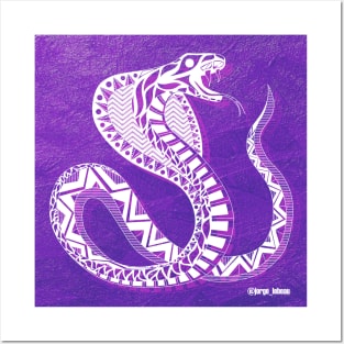 Snake Cobra Ecopop Posters and Art